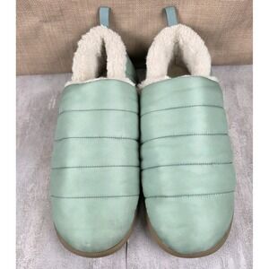 Vionic Tranquil Women's Supportive Puffer Slippers Frosty Spruce Size 9.5 Comfy